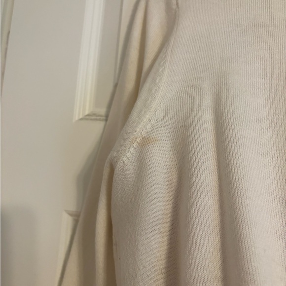 Style & Co. Ivory Balloon-Sleeve Sweater with Keyhole Neck, Size 0X. - Picture 5 of 7